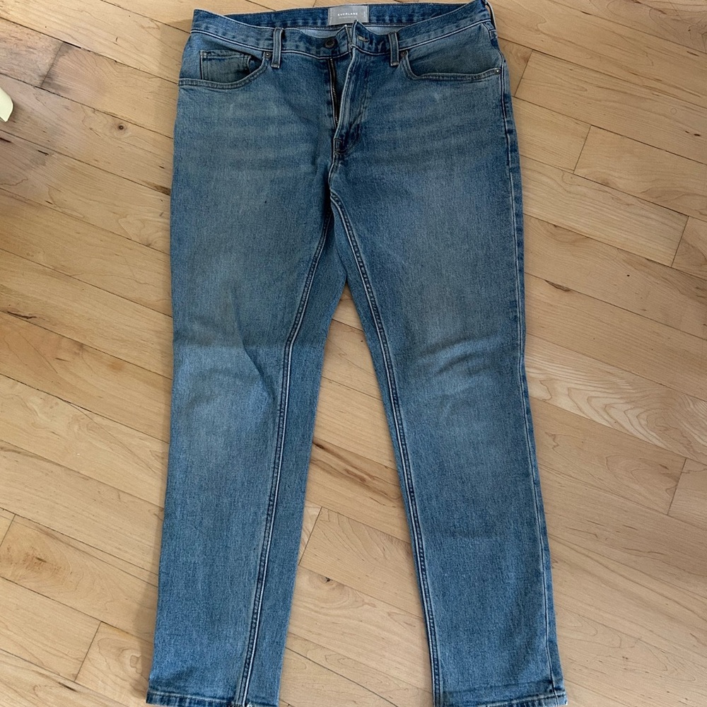 Everlane Blue Slim Jeans Timeless Style